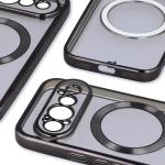 Carcasa Bizon EduardO cu MagSafe compatibila cu Google Pixel 11 Pro, Transparent / Negru 5 - lerato.ro