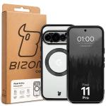 Carcasa Bizon EduardO cu MagSafe compatibila cu Google Pixel 11 Pro, Transparent / Negru 6 - lerato.ro