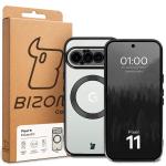 Carcasa Bizon EduardO cu MagSafe compatibila cu Google Pixel 11, Transparent / Negru 6 - lerato.ro