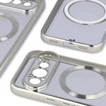 Carcasa Bizon EduardO cu MagSafe compatibila cu Google Pixel 11 Pro, Clear / Silver 5 - lerato.ro