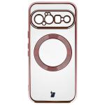 Carcasa Bizon EduardO cu MagSafe compatibila cu Google Pixel 11, Transparent / Roz 2 - lerato.ro