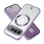 Carcasa Bizon EduardO cu MagSafe compatibila cu Google Pixel 11, Transparent / Violet 3 - lerato.ro