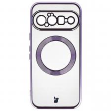 Carcasa Bizon EduardO cu MagSafe compatibila cu Google Pixel 11, Transparent / Violet