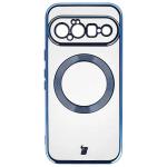 Carcasa Bizon EduardO cu MagSafe compatibila cu Google Pixel 11, Transparent / Albastru 2 - lerato.ro