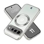 Carcasa Bizon EduardO cu MagSafe compatibila cu Google Pixel 11, Clear / Silver 2 - lerato.ro