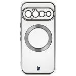 Carcasa Bizon EduardO cu MagSafe compatibila cu Google Pixel 11, Clear / Silver 3 - lerato.ro