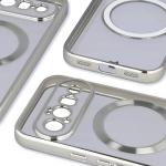 Carcasa Bizon EduardO cu MagSafe compatibila cu Google Pixel 11, Clear / Silver 5 - lerato.ro