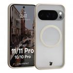 Carcasa Bizon MatteO cu MagSafe compatibila cu Google Pixel 11 / 11 Pro, Bej 3 - lerato.ro