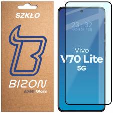 Folii protectie telefoane, Folie sticla securizata Bizon Glass Edge compatibila cu Vivo V70 Lite 5G, Negru, lerato.ro