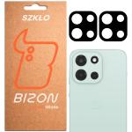 Set 2 folii sticla securizata camera foto Bizon Glass Lens compatibile cu OnePlus Nord 6, Negru 3 - lerato.ro