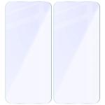 Set 2 folii sticla hibrid Bizon Hybrid Mule Duo compatibile cu Motorola Moto G87 5G, Transparent 5 - lerato.ro
