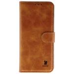 Husa flip cover Bizon Pocket compatibila cu OnePlus Nord 6, Maro 2 - lerato.ro