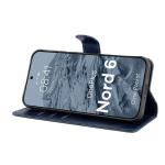 Husa flip cover Bizon Pocket compatibila cu OnePlus Nord 6, Navy Blue 6 - lerato.ro