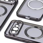 Carcasa Bizon EduardO cu MagSafe compatibila cu Google Pixel 11 Pro XL, Transparent / Negru 5 - lerato.ro