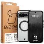 Carcasa Bizon EduardO cu MagSafe compatibila cu Google Pixel 11 Pro XL, Transparent / Negru 6 - lerato.ro
