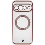 Carcasa Bizon EduardO cu MagSafe compatibila cu Google Pixel 11 Pro XL, Transparent / Roz 2 - lerato.ro