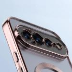 Carcasa Bizon EduardO cu MagSafe compatibila cu Google Pixel 11 Pro XL, Transparent / Roz 4 - lerato.ro