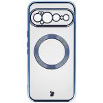Carcasa Bizon EduardO cu MagSafe compatibila cu Google Pixel 11 Pro XL, Transparent / Albastru 2 - lerato.ro