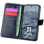 Husa flip cover Bizon Pocket compatibila cu Google Pixel 11 Pro XL, Navy Blue 3 - lerato.ro