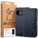 Husa flip cover Bizon Pocket compatibila cu Google Pixel 11 Pro XL, Navy Blue 7 - lerato.ro