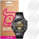 Set 6 folii de protectie Bizon HydroFlex compatibile cu Huawei Watch GT6 Pro 46 mm, Transparent 2 - lerato.ro
