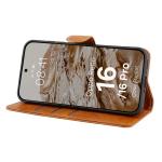 Husa flip cover Bizon Pocket compatibila cu Oppo Reno 16 / 16 Pro, Maro 6 - lerato.ro