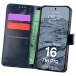 Husa flip cover Bizon Pocket compatibila cu Oppo Reno 16 / 16 Pro, Navy Blue 3 - lerato.ro