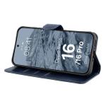 Husa flip cover Bizon Pocket compatibila cu Oppo Reno 16 / 16 Pro, Navy Blue 6 - lerato.ro