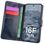 Husa flip cover Bizon Pocket compatibila cu Oppo Reno 16 F / FS, Navy Blue 3 - lerato.ro