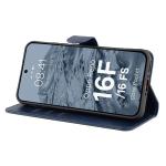 Husa flip cover Bizon Pocket compatibila cu Oppo Reno 16 F / FS, Navy Blue 6 - lerato.ro