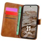 Husa flip cover Bizon Pocket compatibila cu Google Pixel 11 / 11 Pro, Maro 3 - lerato.ro