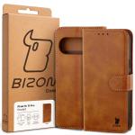Husa flip cover Bizon Pocket compatibila cu Google Pixel 11 / 11 Pro, Maro 7 - lerato.ro