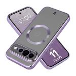 Carcasa Bizon EduardO cu MagSafe compatibila cu Google Pixel 11 Pro XL, Transparent / Violet 3 - lerato.ro
