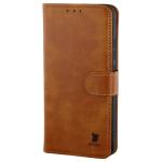 Husa flip cover Bizon Pocket compatibila cu Oppo Reno 16 F / FS, Maro 4 - lerato.ro