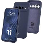 Carcasa Bizon Soft compatibila cu Google Pixel 11, Dark Blue 3 - lerato.ro