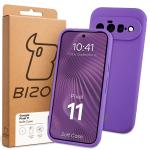 Carcasa Bizon Soft compatibila cu Google Pixel 11, Mov 8 - lerato.ro