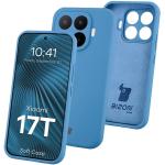 Carcasa Bizon Soft compatibila cu Xiaomi 17T, Albastru 3 - lerato.ro