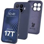 Carcasa Bizon Soft compatibila cu Xiaomi 17T, Dark Blue 3 - lerato.ro