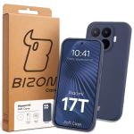 Carcasa Bizon Soft compatibila cu Xiaomi 17T, Dark Blue 8 - lerato.ro