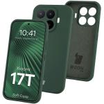 Carcasa Bizon Soft compatibila cu Xiaomi 17T, Dark Green 3 - lerato.ro