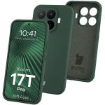 Carcasa Bizon Soft compatibila cu Xiaomi 17T Pro, Dark Green 3 - lerato.ro
