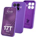 Carcasa Bizon Soft compatibila cu Xiaomi 17T Pro, Mov 3 - lerato.ro