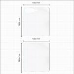 Set 2 folii protectie Bizon Film Hydrogel Duo compatibile cu Samsung Galaxy Z Flip 8, Transparent 3 - lerato.ro