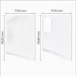 Set protectie Bizon Hydrogel Pack, 1x Folie Ecran si 1x Folie Spate, compatibil cu Samsung Galaxy Z Fold 8, Transparent 3 - lerato.ro