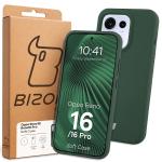 Carcasa Bizon Soft compatibila cu Oppo Reno 16 / 16 Pro, Dark Green 8 - lerato.ro