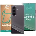 Set protectie Bizon Hydrogel Pack, 1x Folie Ecran si 1x Folie Spate, compatibil cu Samsung Galaxy Z Fold 8 Ultra, Transparent 2 - lerato.ro