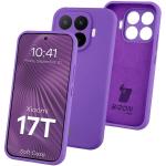 Carcasa Bizon Soft compatibila cu Xiaomi 17T, Mov 3 - lerato.ro