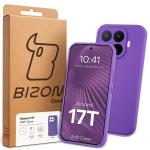 Carcasa Bizon Soft compatibila cu Xiaomi 17T, Mov 8 - lerato.ro