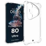 Carcasa Bizon Salpa compatibila cu Huawei Pura 80 Ultra, Transparent 3 - lerato.ro