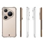 Carcasa Bizon Salpa compatibila cu Huawei Pura 80 Ultra, Transparent 4 - lerato.ro